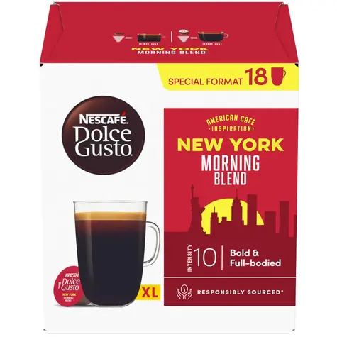 NESCAFÉ Dolce Gusto Grande New York Morning Blend 18 Stück / Kapselkaffee 