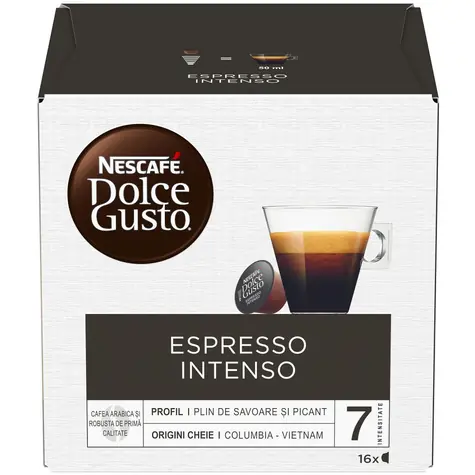 NESCAFÉ Dolce Gusto Espresso INTENSO 16 Stück / Kapselkaffee 