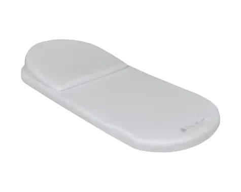 KikkaBoo Memory Foam Kinderwagenmatratze mit Kissen 75x30 cm Airknit Grau