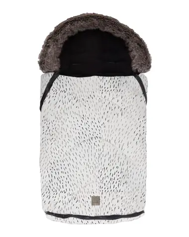 KikkaBoo Winterfußsack Trendy Memphis Weiß
