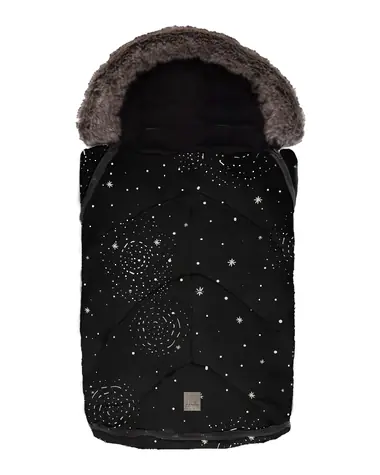 KikkaBoo Winterfußsack Trendy Galaxy Schwarz