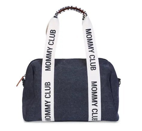 Childhome Wickeltasche Mommy Club Signature Canvas Schwarz