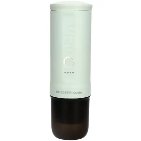 Outin Nano Tragbare Kaffeemaschine grün / Tragbare Espressomaschine / 7500 mAh