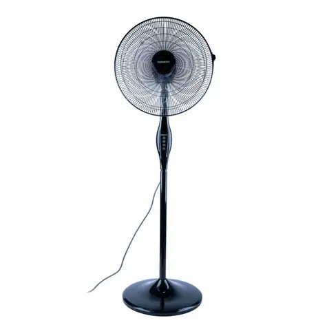 Tornado TSF-16W schwarz / Standventilator / 60 W / 3 Geschwindigkeiten / Durchmesser: 40 cm