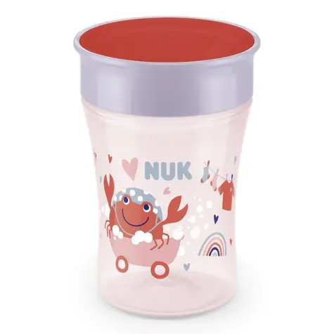NUK Magic Cup mit Deckel 230ml / rot