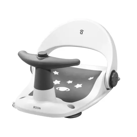 Asalvo Boon Babybadesitz mit Saugnapf grau