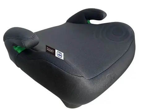 Asalvo PAMY Sitzerhöhung 125-150 ohne Isofix, schwarz