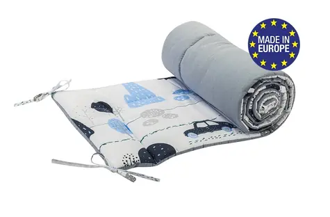 Bomimi Babybett-Nestchen 180 cm, AUTO, BLAU