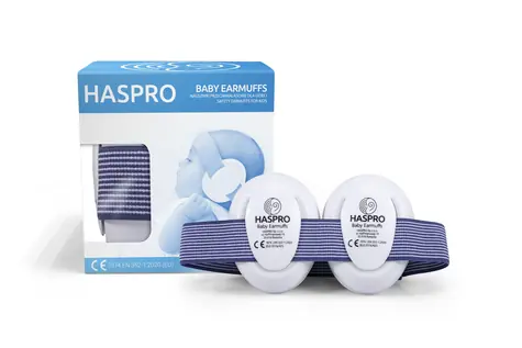 Haspro Gehörschutz BABY Ohrenschützer, 0m+, blau