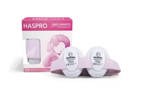 Haspro Gehörschutz BABY Ohrenschützer, 0m+, rosa