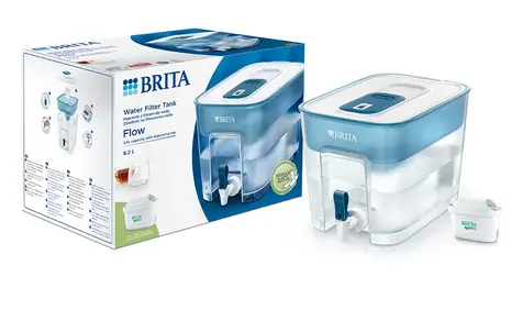 Brita Filterkrug Flow weiß / 8,2L