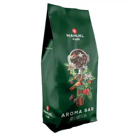 Manuel Caffé AROMA BAR 1kg / Kaffeebohnen / 80% Arabica & 20% Robusta