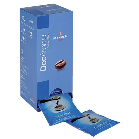 Manuel Caffé DECAROMA 25 Stück / Kapseln ESE / entkoffeiniert / 60 % Arabica 40 % Robusta