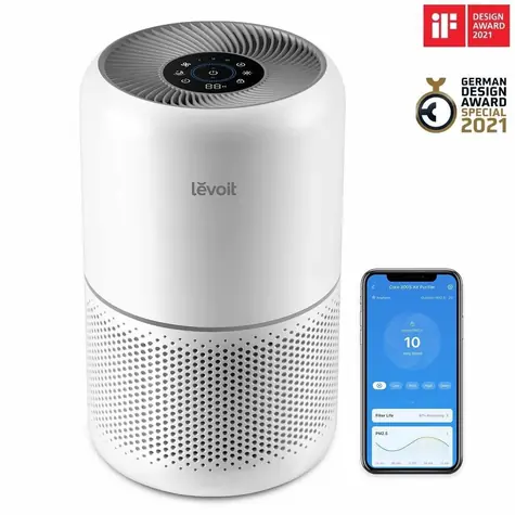 Levoit Core300S SMART weiß / Intelligenter Luftreiniger / bis zu 41 m2 