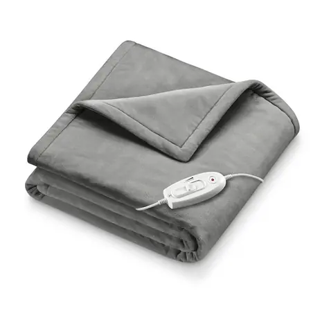 BEURER SHD 72 grau / Heizdecke / 110 W / 6 Temperaturstufen / 180 x 130 cm