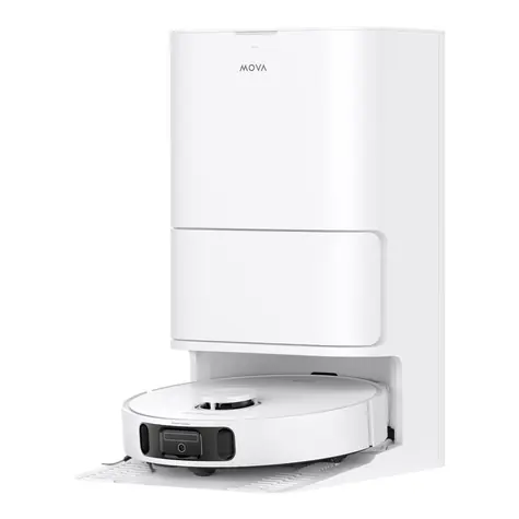 MOVA E40 Ultraweiß / Saug- und Wischroboter / 19.000 Pa / 5200 mAh Akku / Basisstation / Sprachassistent