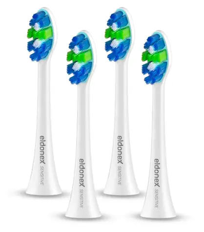Eldonex SonicPro SENSITIVE Ersatzbürstenköpfe weiß
