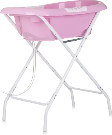 CHIPOLINO Badewanne mit Unterschrank Noemi 90 cm Rosa