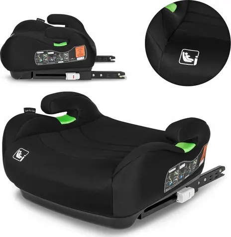 Lionelo Kissen Luuk Fix i-Size 125-150 cm Schwarz Carbon