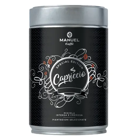 Manuel Caffé CAPRICCIO 250 g / Kaffeebohnen / 70 % Arabica & 30 % Robusta