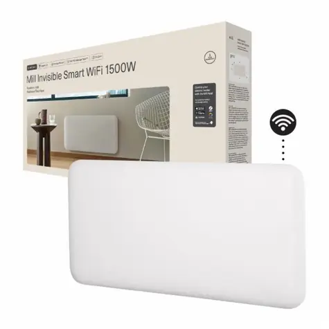 Mill Paneelheizkörper mit WLAN Gen 4 PA1500WIFI4 / 1500 W / Raumgröße 18-22 m / IPX4 / weiß