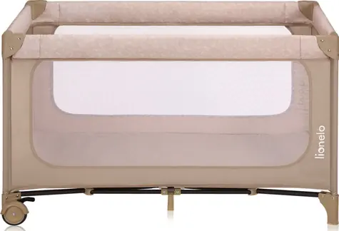 Lionelo Reisebett Jasmin Beige Sand / von 0 bis 36 Monaten