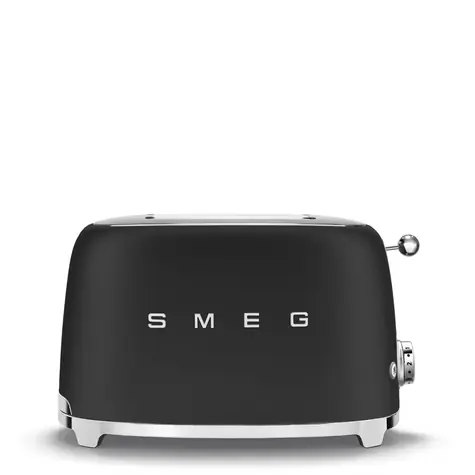 SMEG 50's Retro Style schwarz / Toaster / 950 W / 2 Schlitze / 2 Toasts / 6 Bräunungsgrade