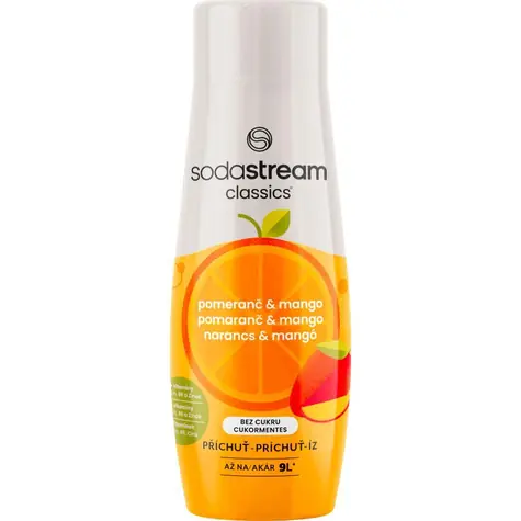 SodaStream Orange Mango Zero 440 ml / bis zu 9 Liter Getränk