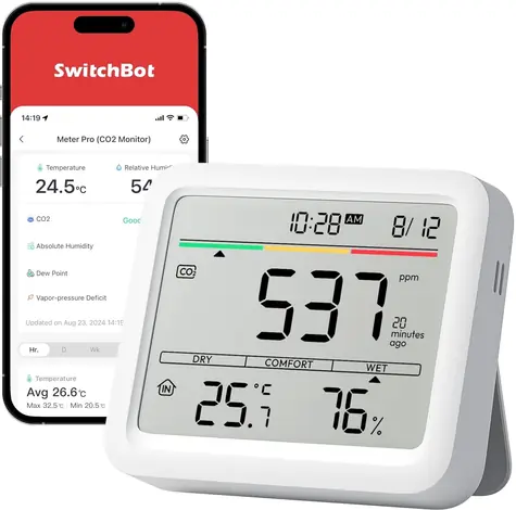 SwitchBot Meter Pro CO2 / intelligente Wetterstation mit CO2-Messung