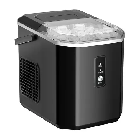 Euhomy IM011 Eiswürfelbereiter schwarz / 220-240 V / Touch-Bedienung / Tageskapazität: 12 kg Eiswürfel