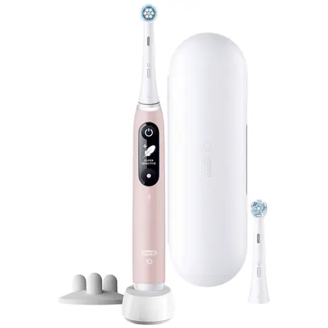Oral-B iO Series 6s pink / Elektrische Zahnbürste / Magnetisches iO-System / 5 Modi / KI 