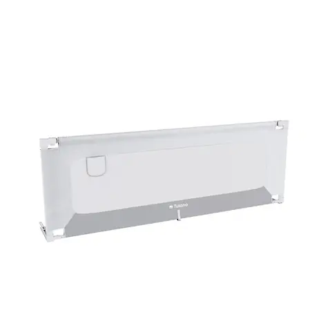 Tulano Bettbezug 40 Sicherheits-Bettgitter 200 cm weiß-grau