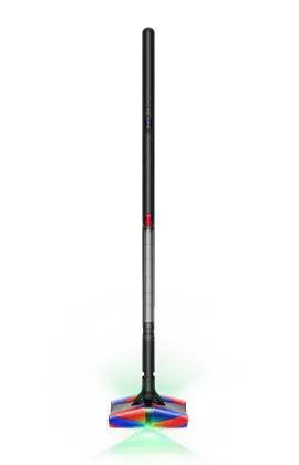 Dyson PencilVac Fluffycones / Beutellos / 0,8 l / Schwarz