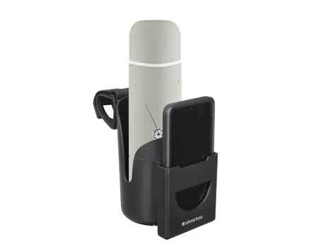 KikkaBoo Getränke- und Handyhalter schwarz