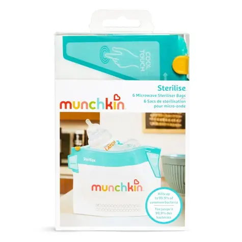 Munchkin Mikrowellen-Sterilisationsbeutel, 6 Stück