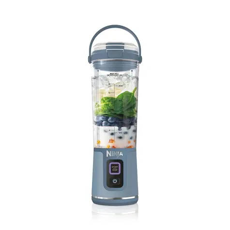 Ninja BC151EUNV hellblau / Tischmixer / 14,4 W / 0,53 l / USB-C
