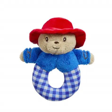 Regenbogen-Plüschrassel Paddington blau / ab 0 Jahren