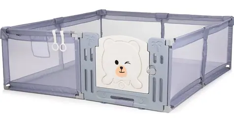 CHIPOLINO Laufstall mit Tür, Amico Grau
