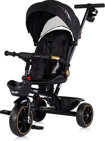 CHIPOLINO Dreirad mit Verdeck Max Sport 2in1 Schwarz