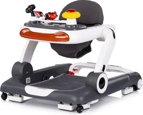 CHIPOLINO Interactive Walker Little Explorer 4in1 Grau