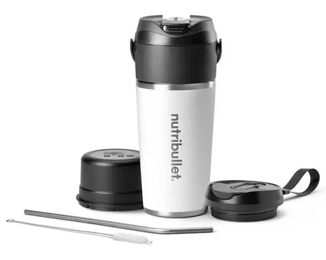 Nutribullet Flip NBP016W weiß / 0,6 l / Akku (USB-C)
