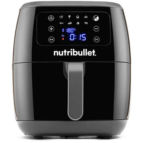 Nutribullet XXL Digitale Heißluftfritteuse NBA071B schwarz / 7 l / 1800 W