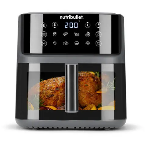 Nutribullet CrispLite Vision NBA0811DG schwarz matt / 8 l / 2000 W