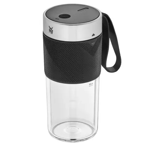 WMF KITCHENminis Silber / Reise-Smoothie-Mixer / 50 W / 0,3 l