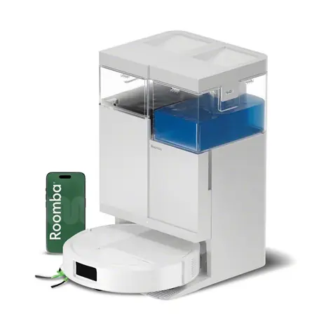 iRobot Roomba Combo PLUS 515 + AutoWash-Ladestation, weiß / Saugroboter / WLAN / Staubsaugen & Wischen