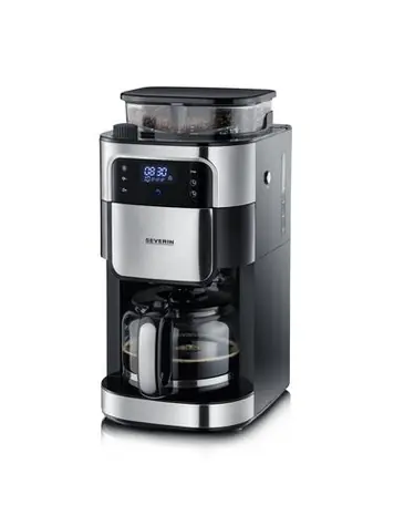 Ausgepackt - Severin KA 4813 schwarz-silber / Filterkaffeemaschine / 1000 W / 1,25 l / ausgepackt