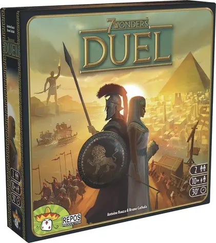 Repos 7 Wonders of the World DUEL / Spieldauer: 30 Minuten / Anzahl Spieler: 2 / ab 10 Jahren