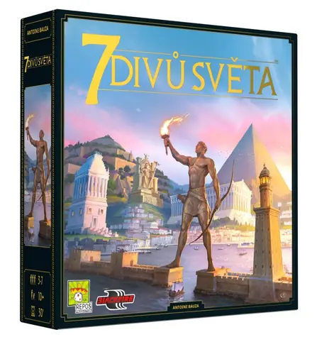 Repos 7 Weltwunder Neuauflage / Spieldauer: 30 Minuten / Spieleranzahl: 3 - 7 / ab 10 Jahren