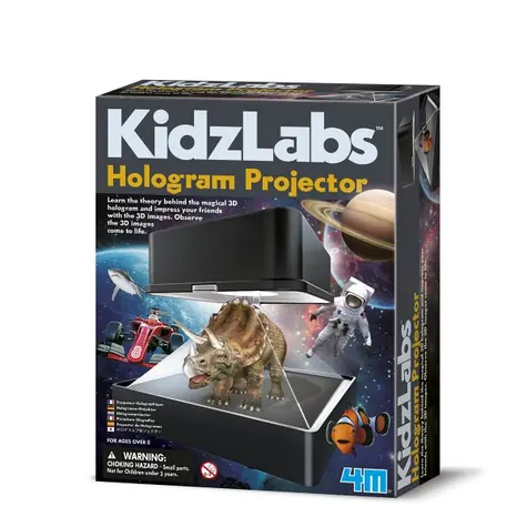4M KidzLabs Hologramm Projektor / 3D Bilderset mit Projektor / ab 8 Jahren