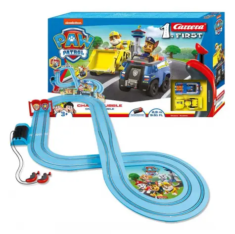 Carrera 63035 FIRST Paw Patrol / Autorennbahn / Rundkurslänge 2,9 m / ab 3 Jahren